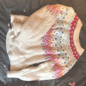 -Multi colored sweater